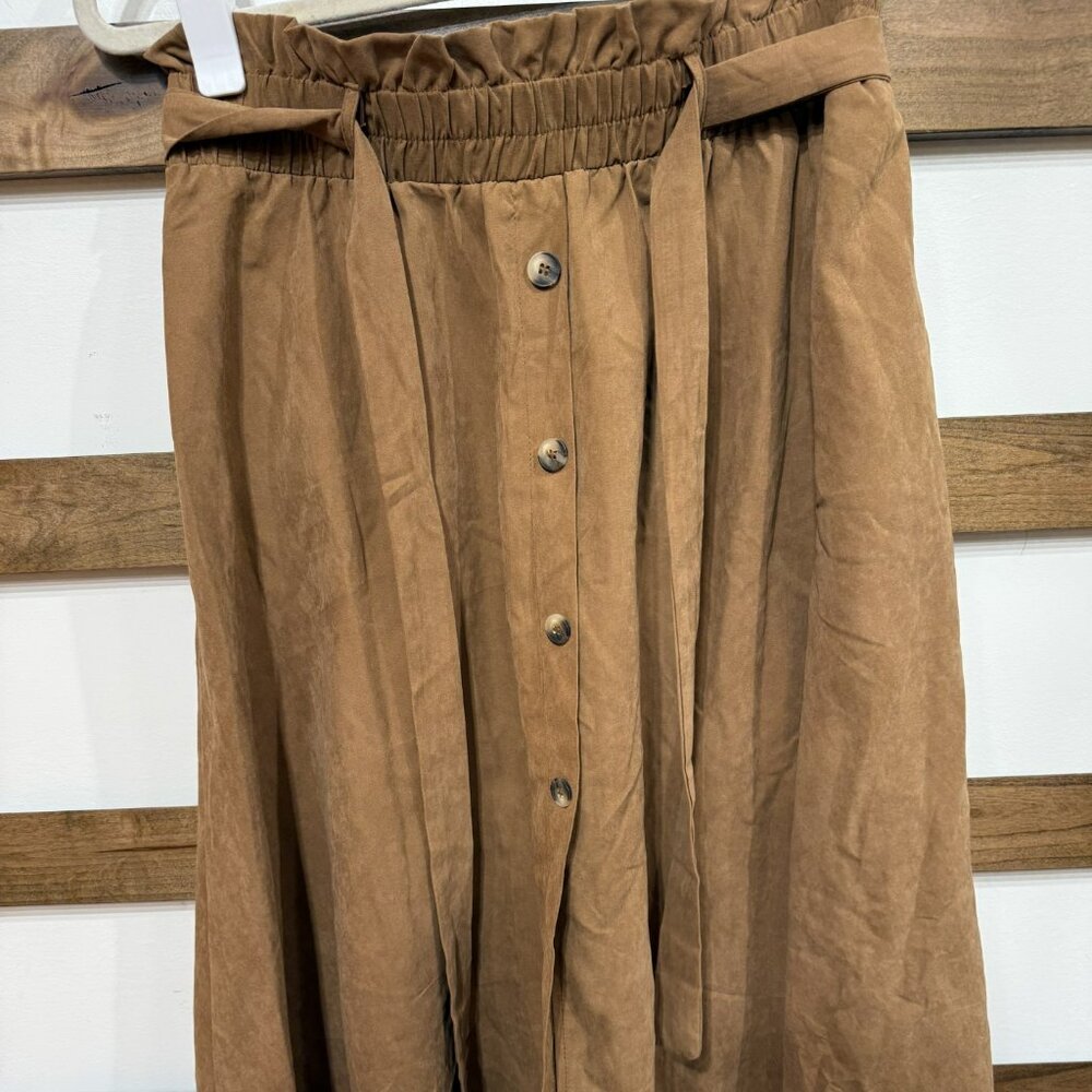 Faux Suede Skirt